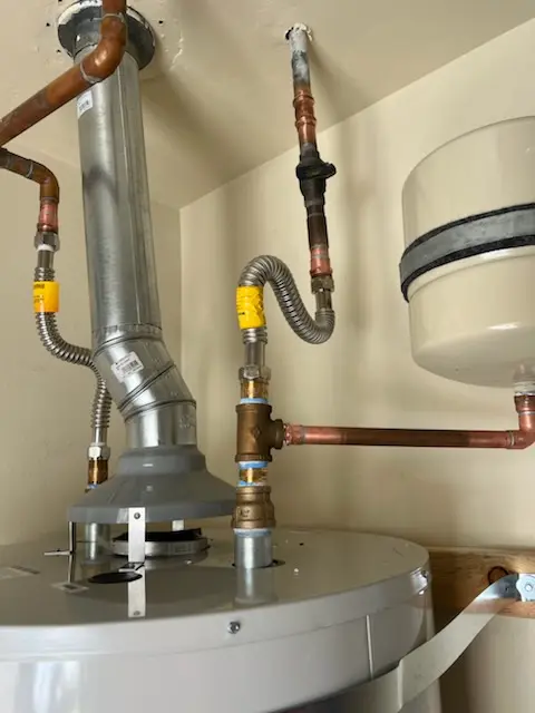 Water heater installation and plumbing repair in Mocksville